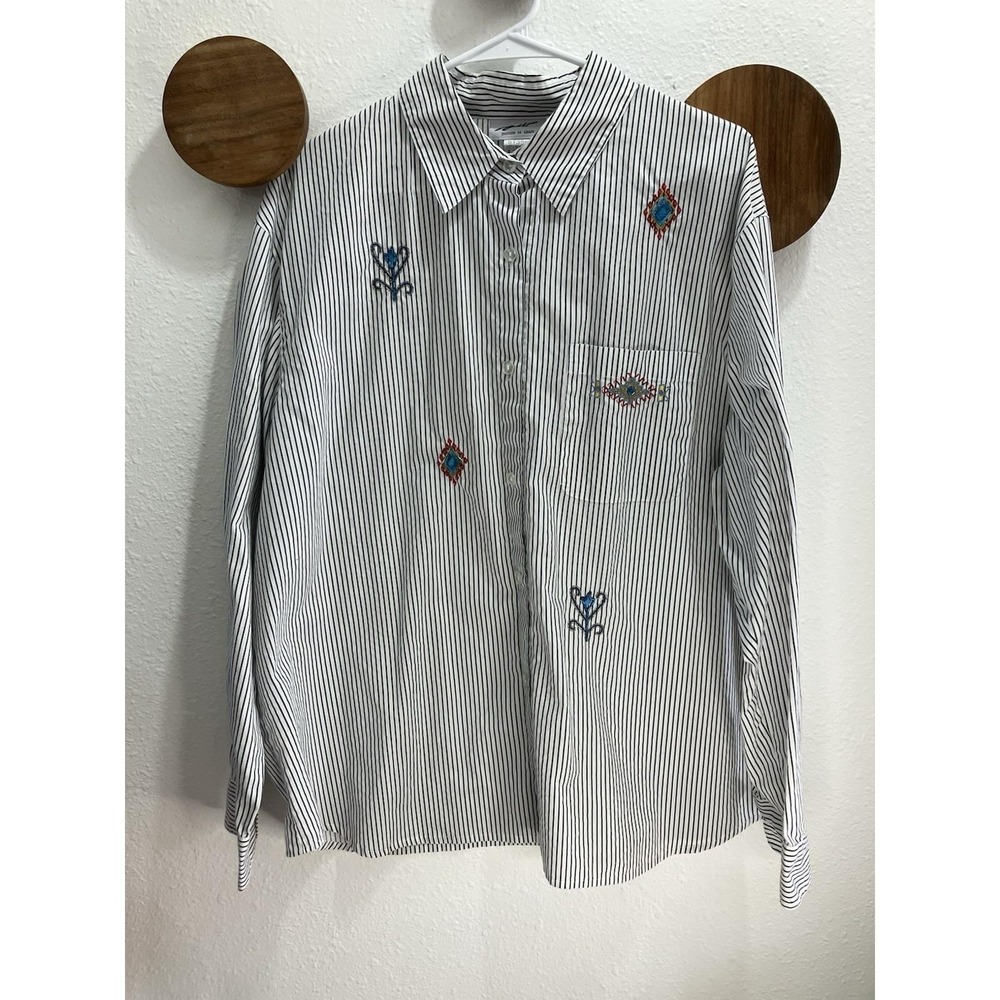 VTG G.W. Division Of Graft Western Embroidered Beaded Rodeo Cowboy Shirt XL